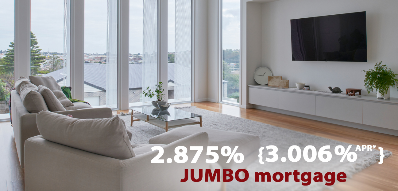 2.875 percent JUmbo Mortgage, 3.006 percent APR